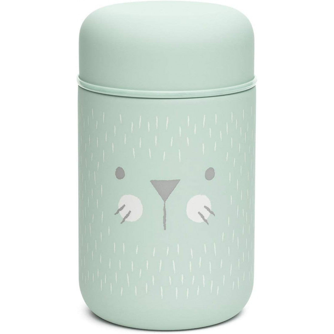 Suavinex – Thermos Bébé 400 ml en Acier Inoxydable | Vert | Hermétique & Isotherme