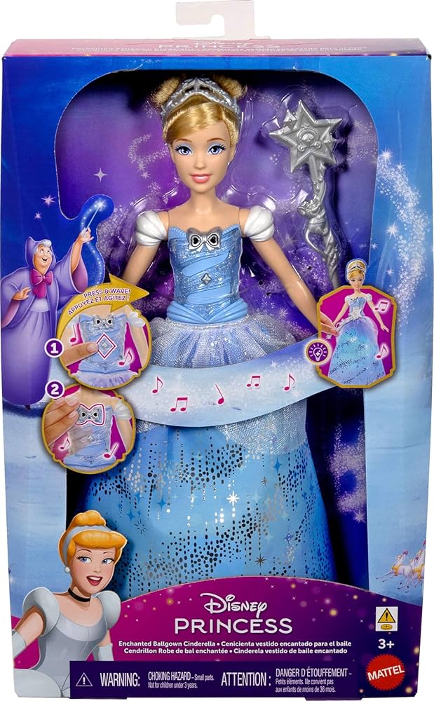 Cendrillon – Poupée et sa Robe Lumineuse - Mattel