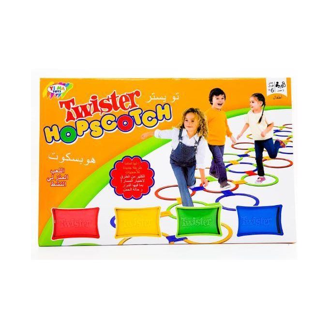 Twister Hopscotch – Jeu de Saut Coloré pour Enfants