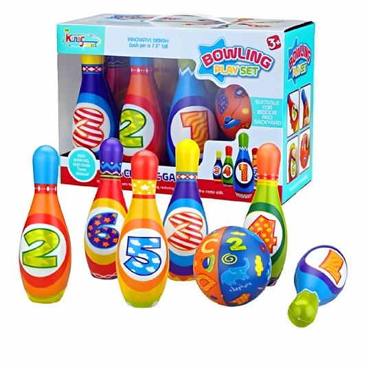 Set de Bowling Éducatif EVA – 6 Quilles et 1 Balle pour Enfants