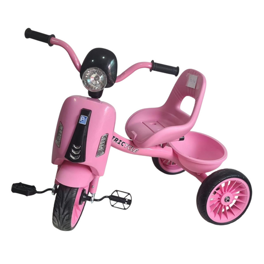 Tricycle Enfant - Scooter Vespa Rose - 2A+