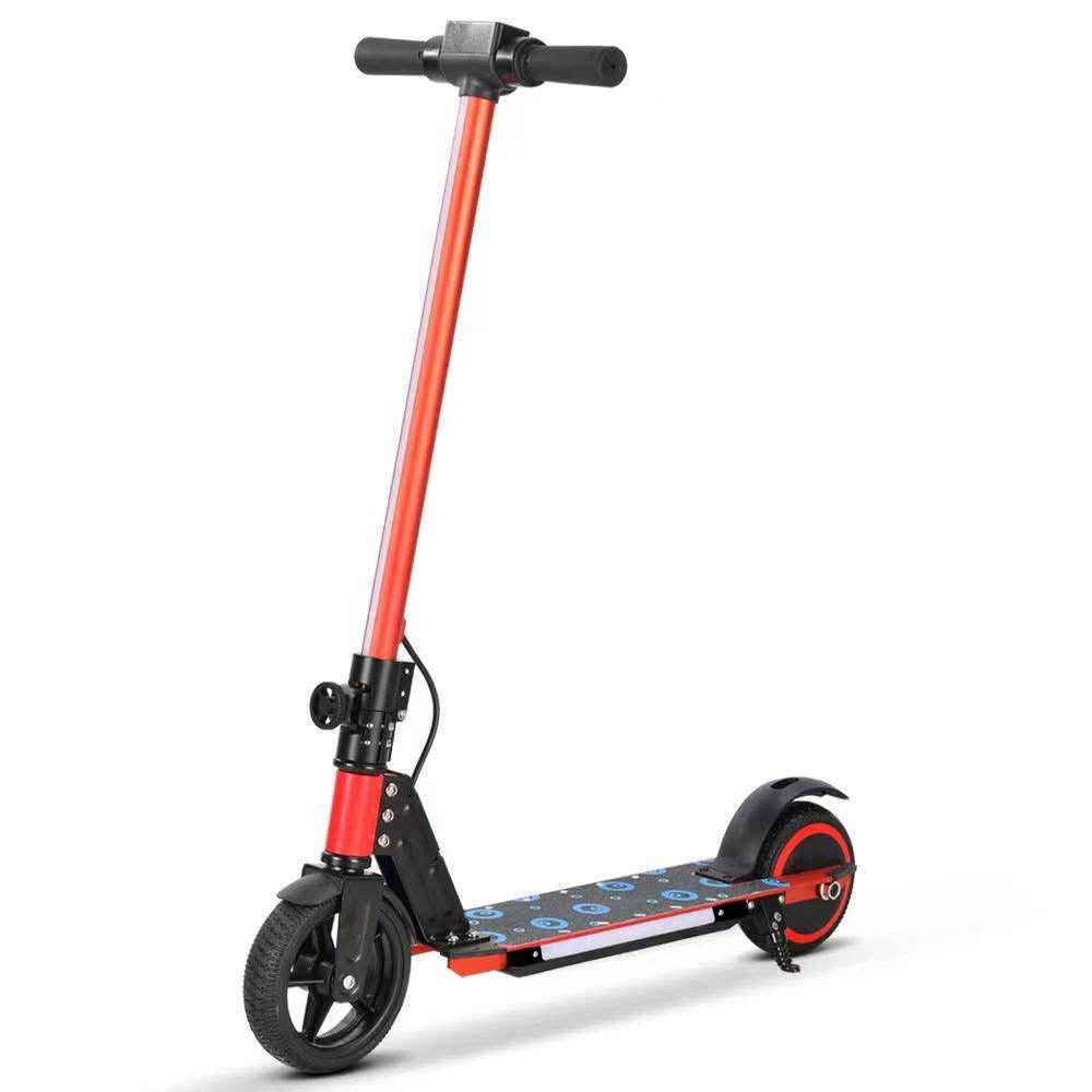 Trottinette Électrique Enfant 130W Pliable avec LED - 6 à 14 ans