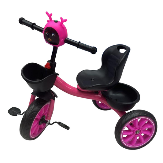Tricycle pour Enfant avec Panier - Rose / Jaune / Bleu