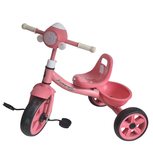 Tricycle Enfant avec Phare décoratif – Rose