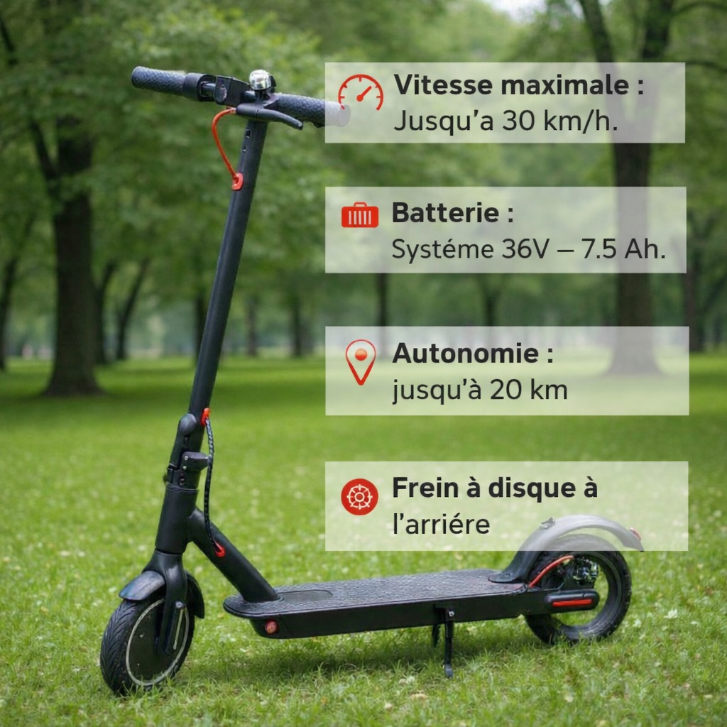 Trottinette Électrique Urbaine Performance - Moteur 350W