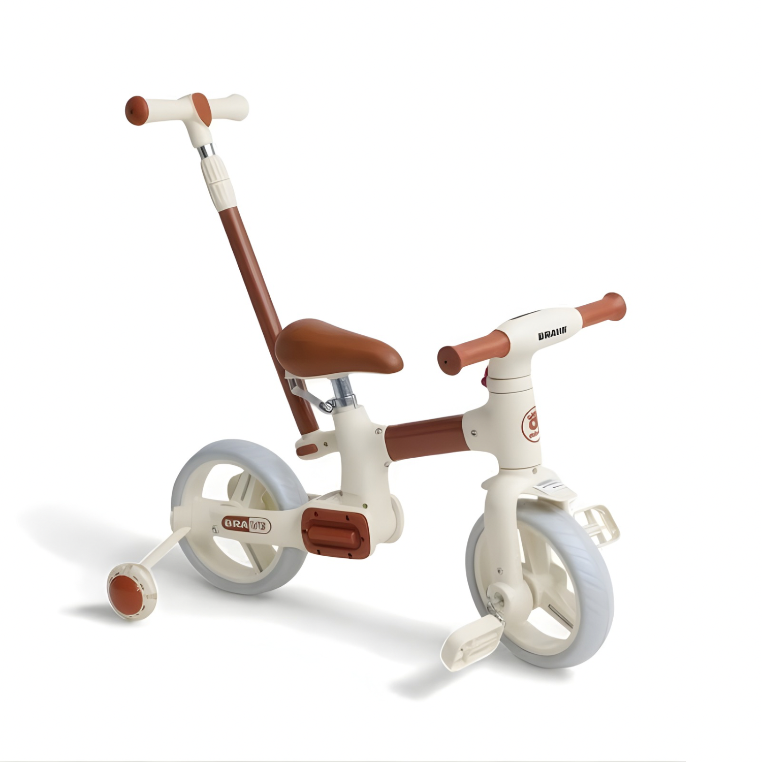 Push & Ride Tricycle – Marron