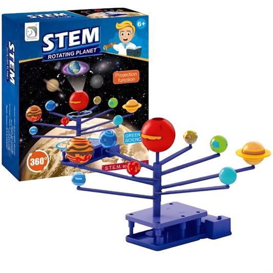 Planétarium Enfant – Tige de Projection Rotative 360° Système Solaire STEM