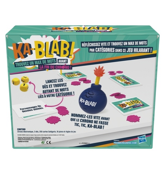 Jeu de Société Familial KaBlab - Hasbro