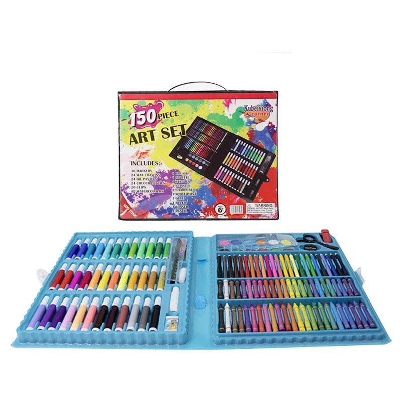 Ensemble de stylos à dessin pour enfants – 150 pièces