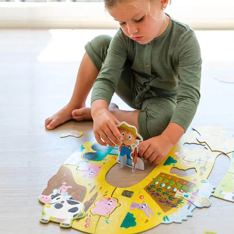 Goula Puzzle XXL : Découverte des Animaux de la ferme