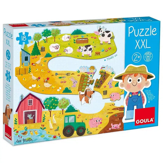 Goula Puzzle XXL : Découverte des Animaux de la ferme