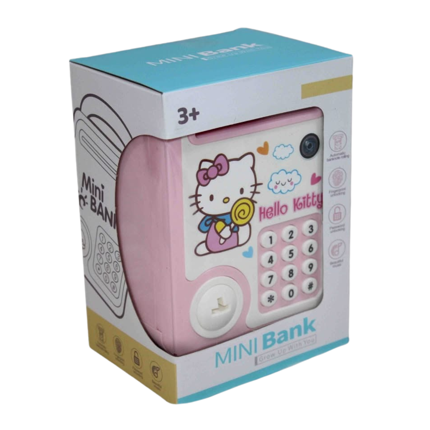 Tirelire Électronique Hello Kitty – Coffre-Fort Interactif pour Enfants