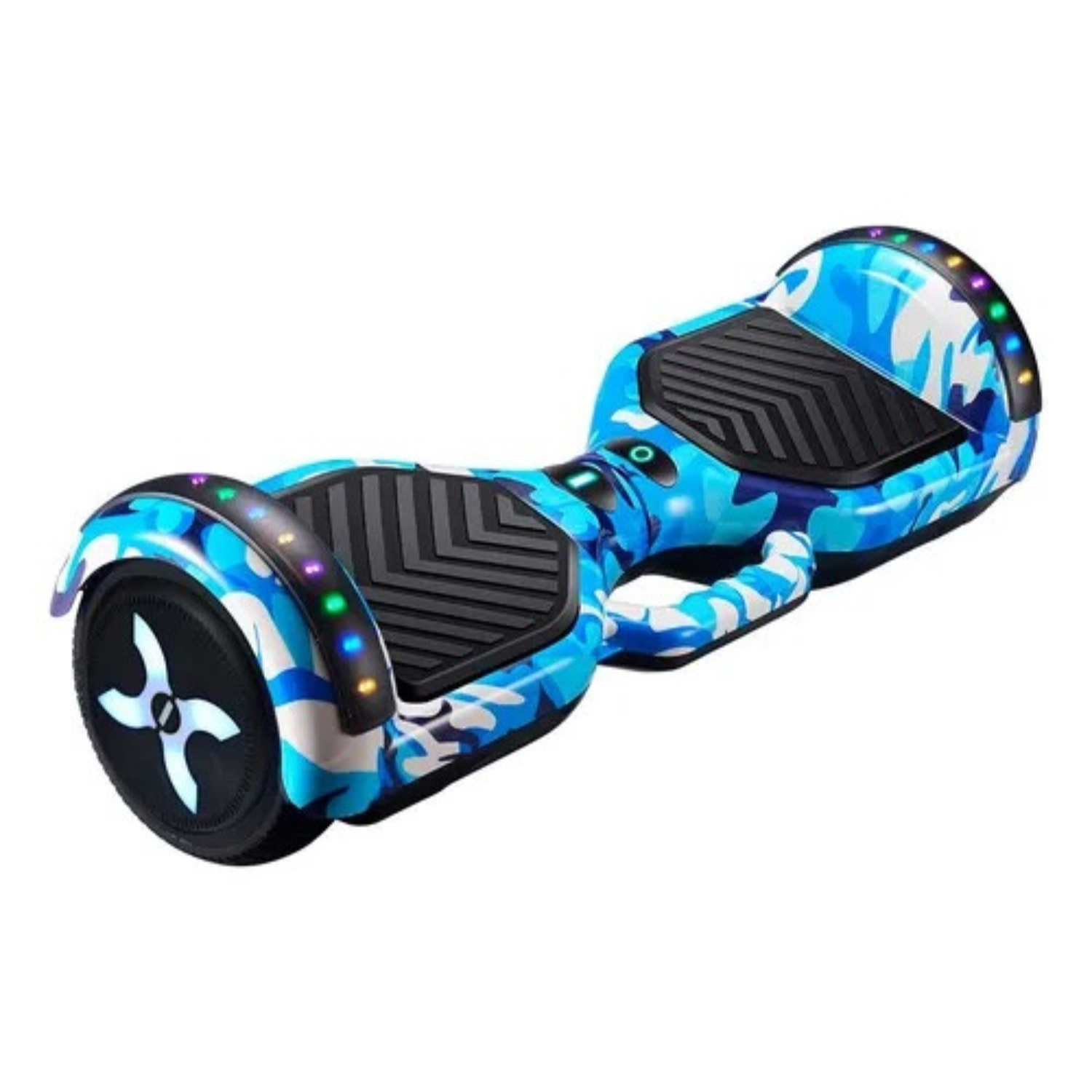 Hoverboard Électrique Flash – Bleu Camouflage
