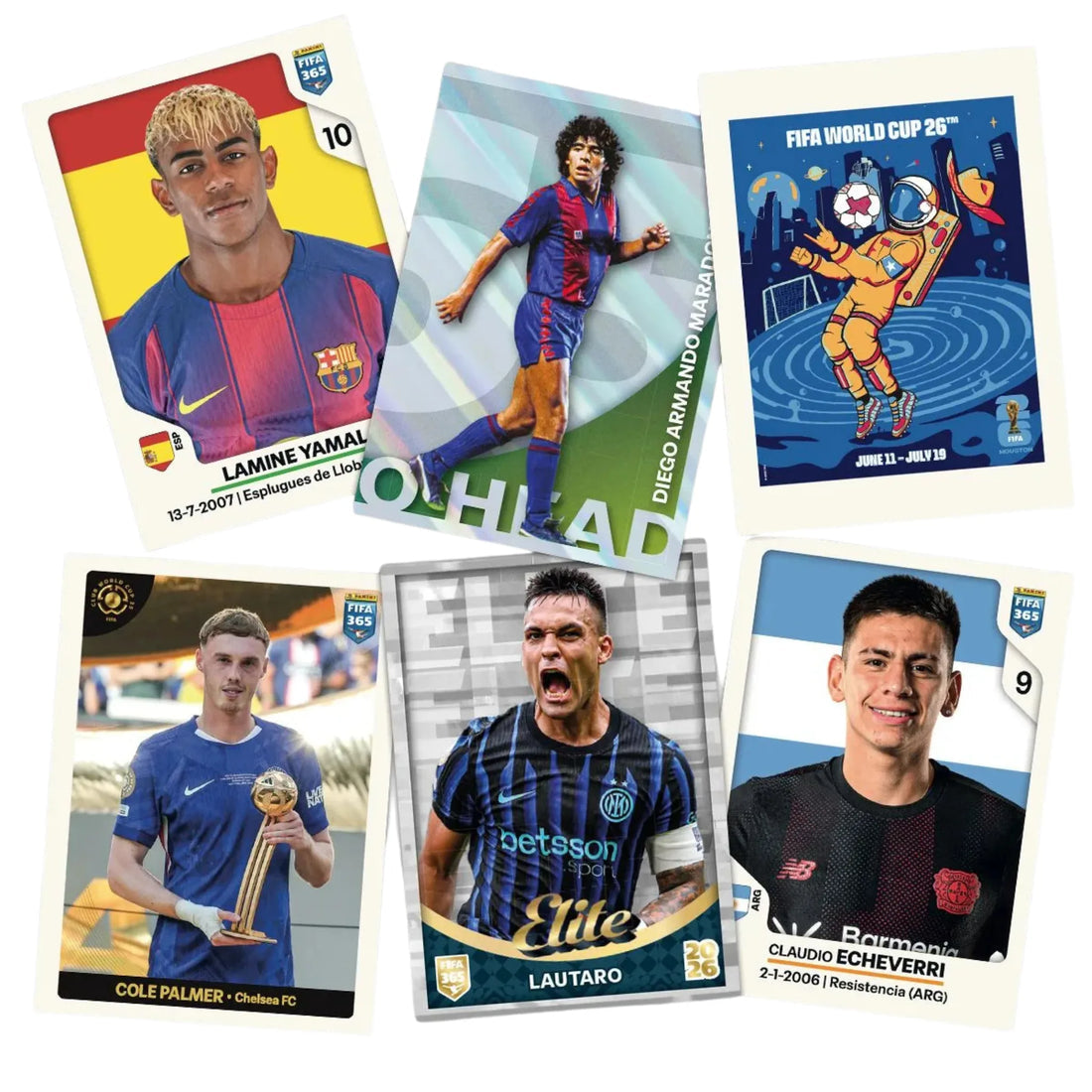 Pack de stickers FIFA 365 2026 - 5 stickers