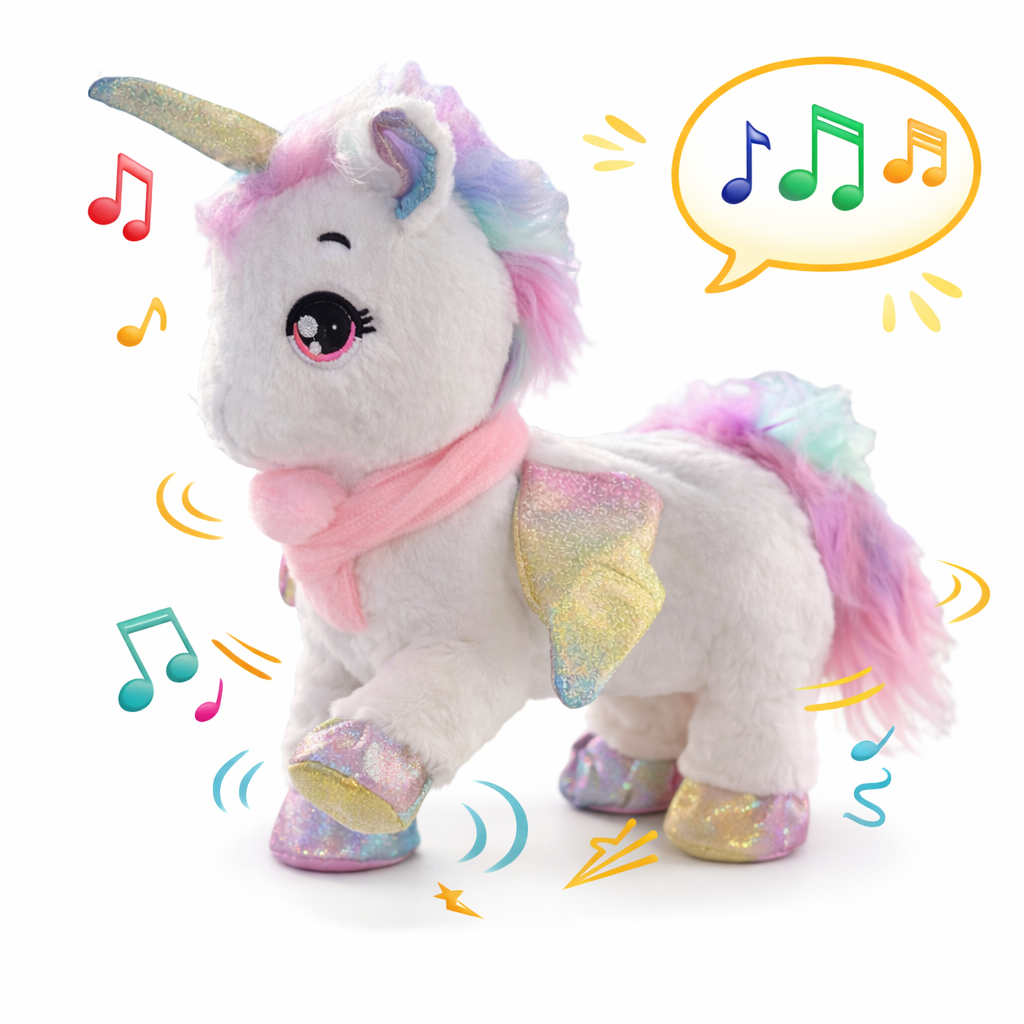 Licorne Interactive – Peluche Magique avec Son et Mouvement