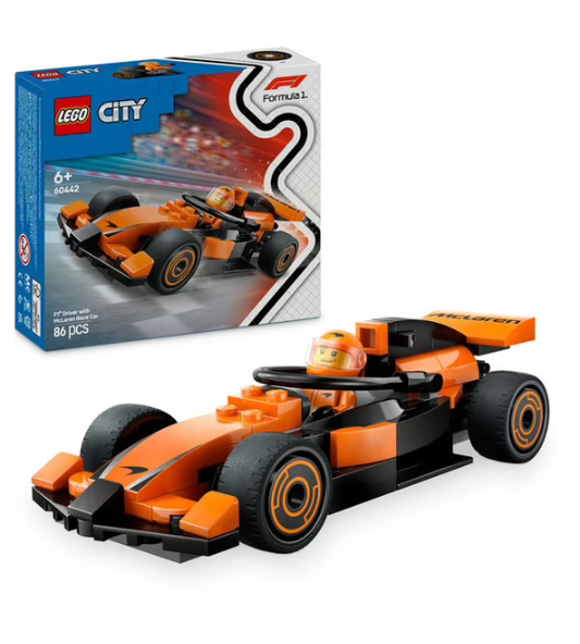 LEGO City – Voiture de Course McLaren avec Pilote F1