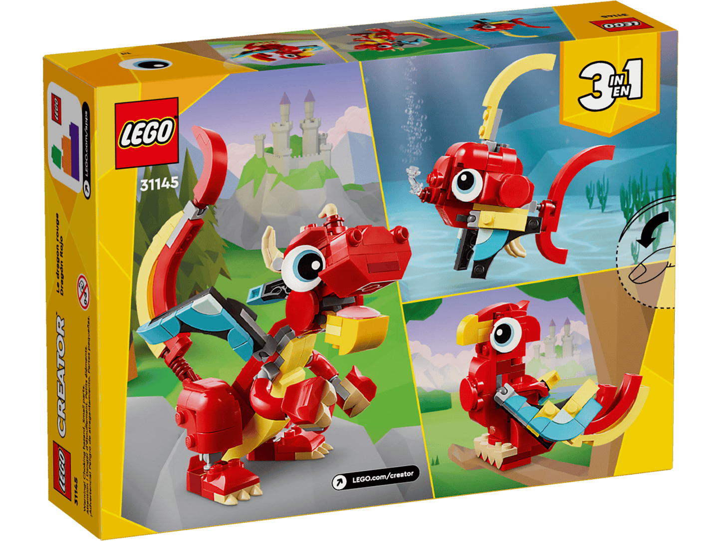 LEGO Creator Le Dragon Rouge