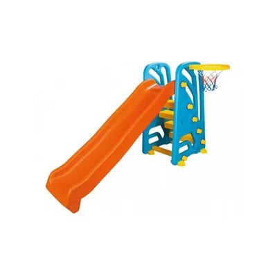 Toboggan Ondulé à Échelle avec Panier de Basket - Pilsan