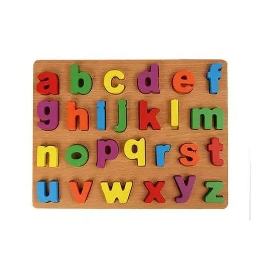 Puzzle Alphabets en Bois Lettres Minuscules