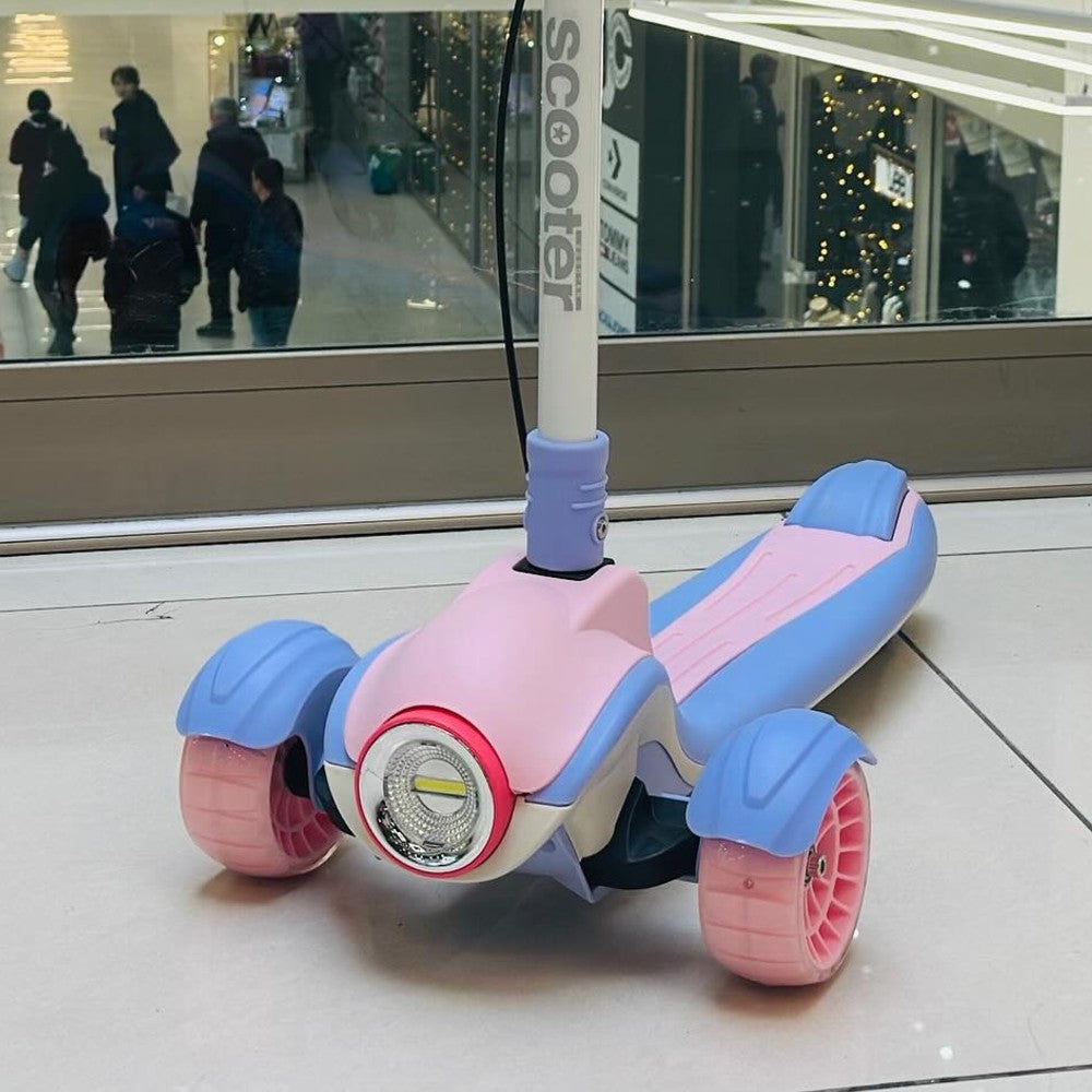 Trottinette Enfant Pliable 3 Roues avec LED & Musique