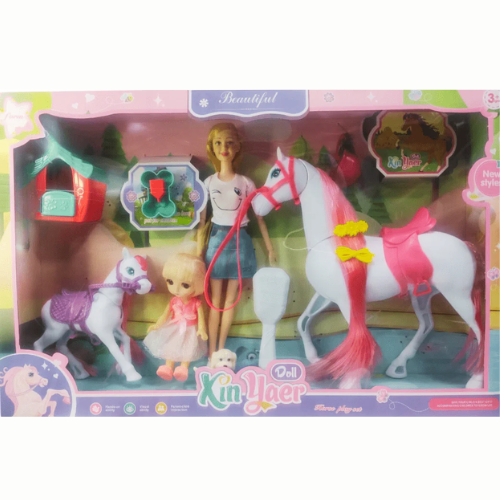 Poupée Kin Yaer Play Horse Set – Pour des aventures enchantées !
