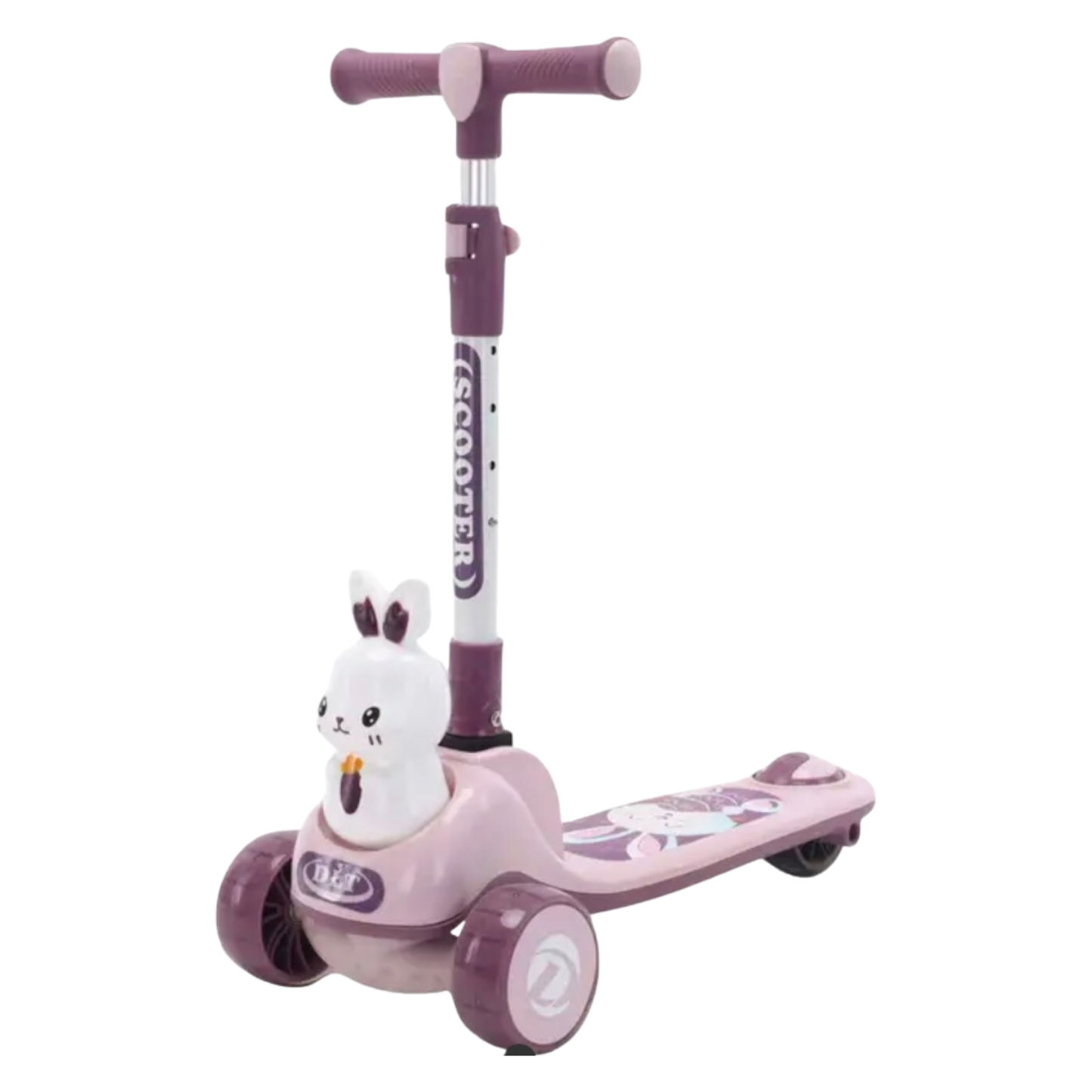 Trottinette Enfant 3 Roues – Design Lapin Adorable