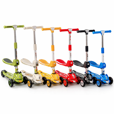 Trottinette à 3 Roues avec Selle – Design Transformers