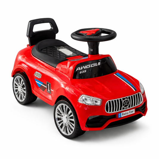 Baby Car – Voiture pour Bébé avec Compartiment et Klaxon - Rouge