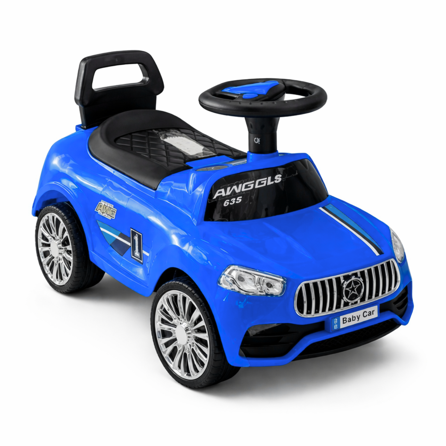 Baby Car – Voiture pour Bébé avec Compartiment et Klaxon - Bleu