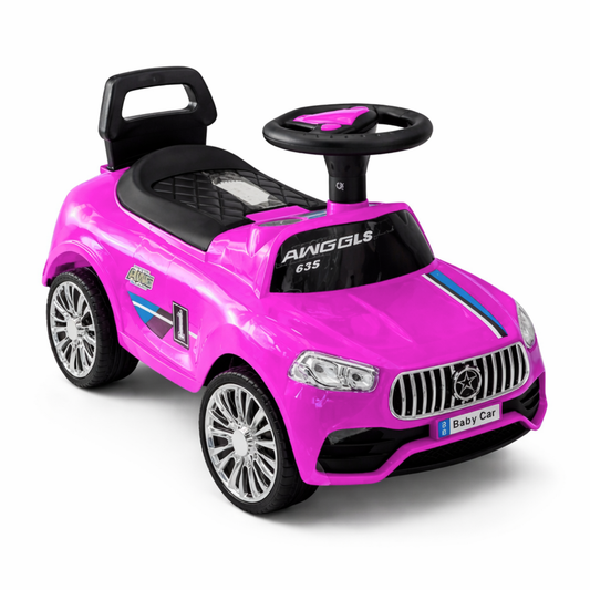 Baby Car – Voiture pour Bébé avec Compartiment et Klaxon - Rose