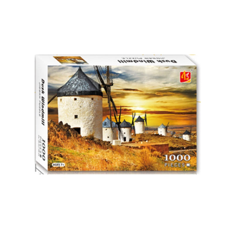 Jeu de Puzzle (1000 pièces) - Moulin à Vent