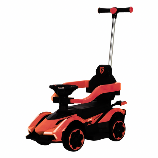 Baby Car Lamborghini avec Poignée et Barre de Sécurité - Rouge