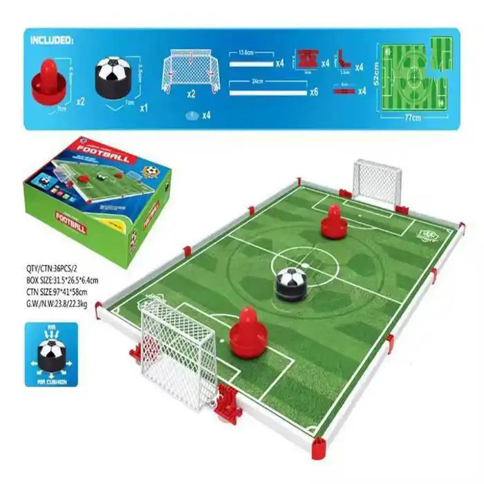 Air Football Set – Jeu de Football à Air avec Buts et Palets