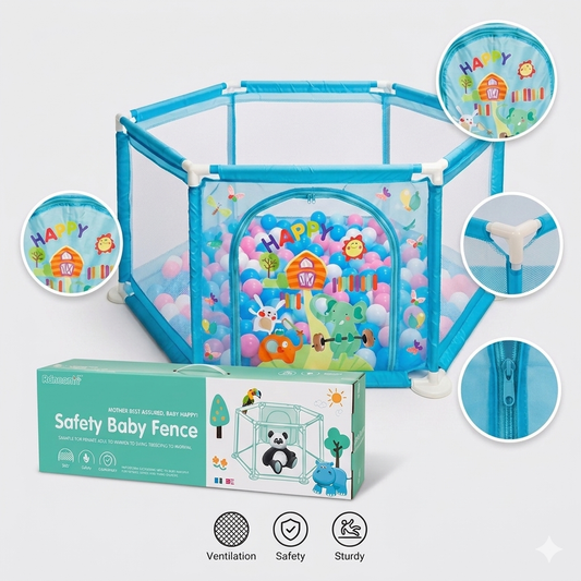 Parc de Jeu pour Bébé avec 50 Balles – Babysit