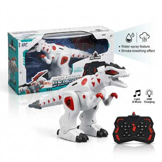 Dragon Dinosaure Télécommandé – Effet fumée et lumières
