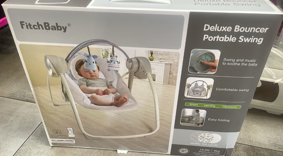 Balançoire Électrique Automatique de Luxe - Fitch Baby Baby