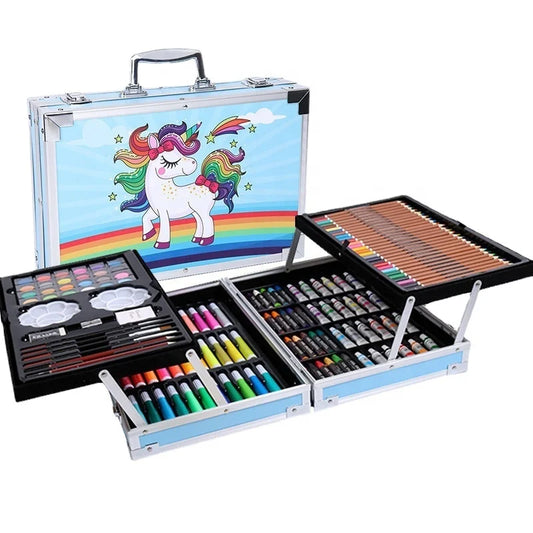 Mallette de Dessin 145 pièces pour enfants
