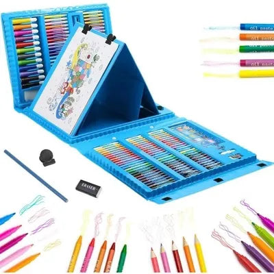Coffret de Dessin Complet 208 Pièces avec Tableau Intégré