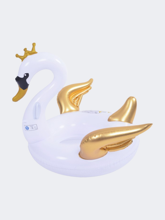 Fauteuil Gonflable Cygne Blanc 115 cm – Beach Swan Water Sofa