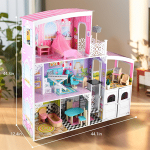 Maison de Poupées avec 17 Pièces