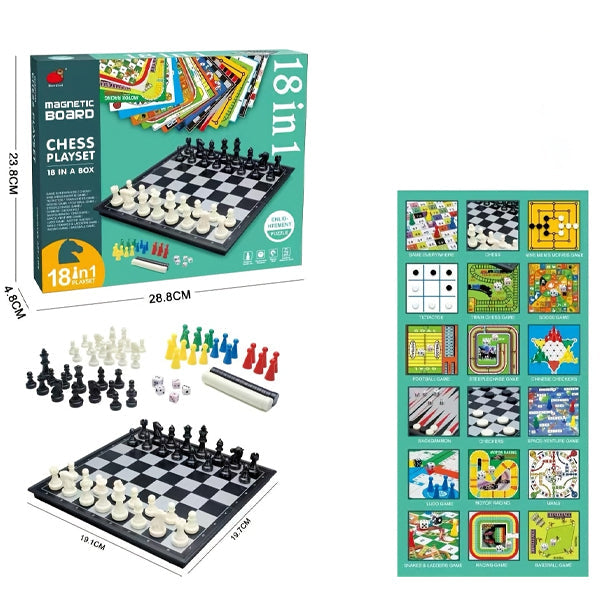 Jeu d’Échecs 18 en 1