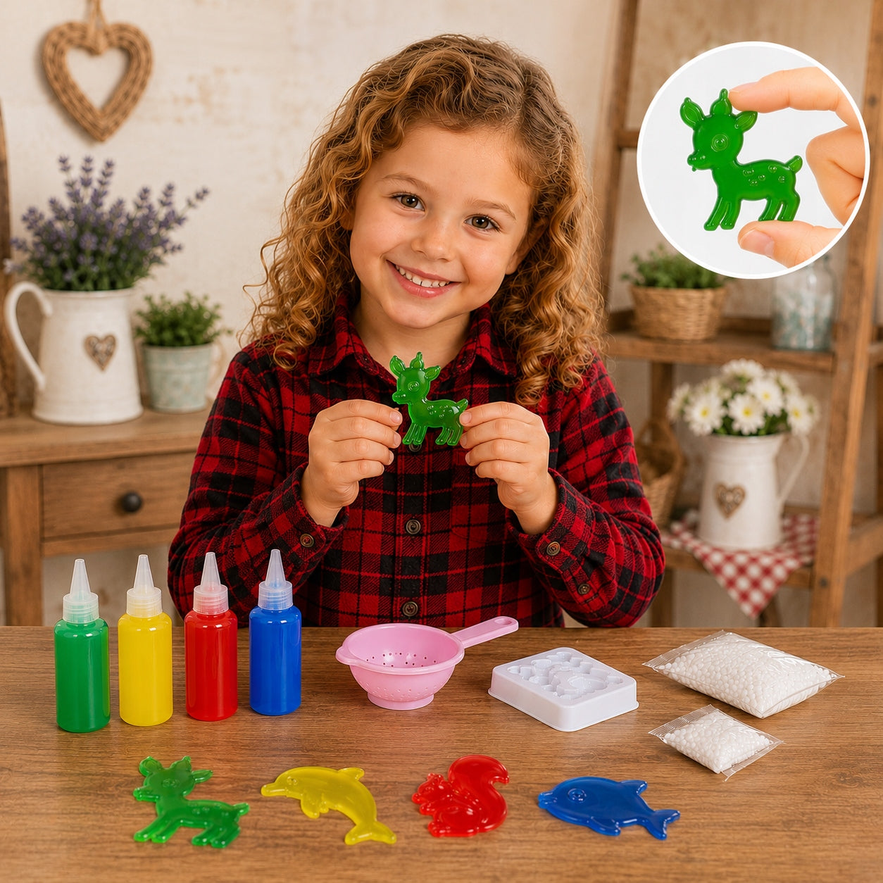 Magic Water Elf – Kit Créatif Figurines 3D à l'Eau - Rose