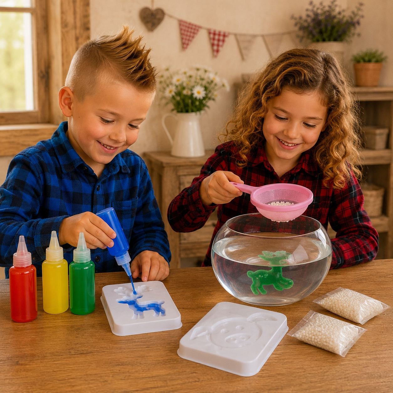 Magic Water Elf – Kit Créatif Figurines 3D à l'Eau - Rose