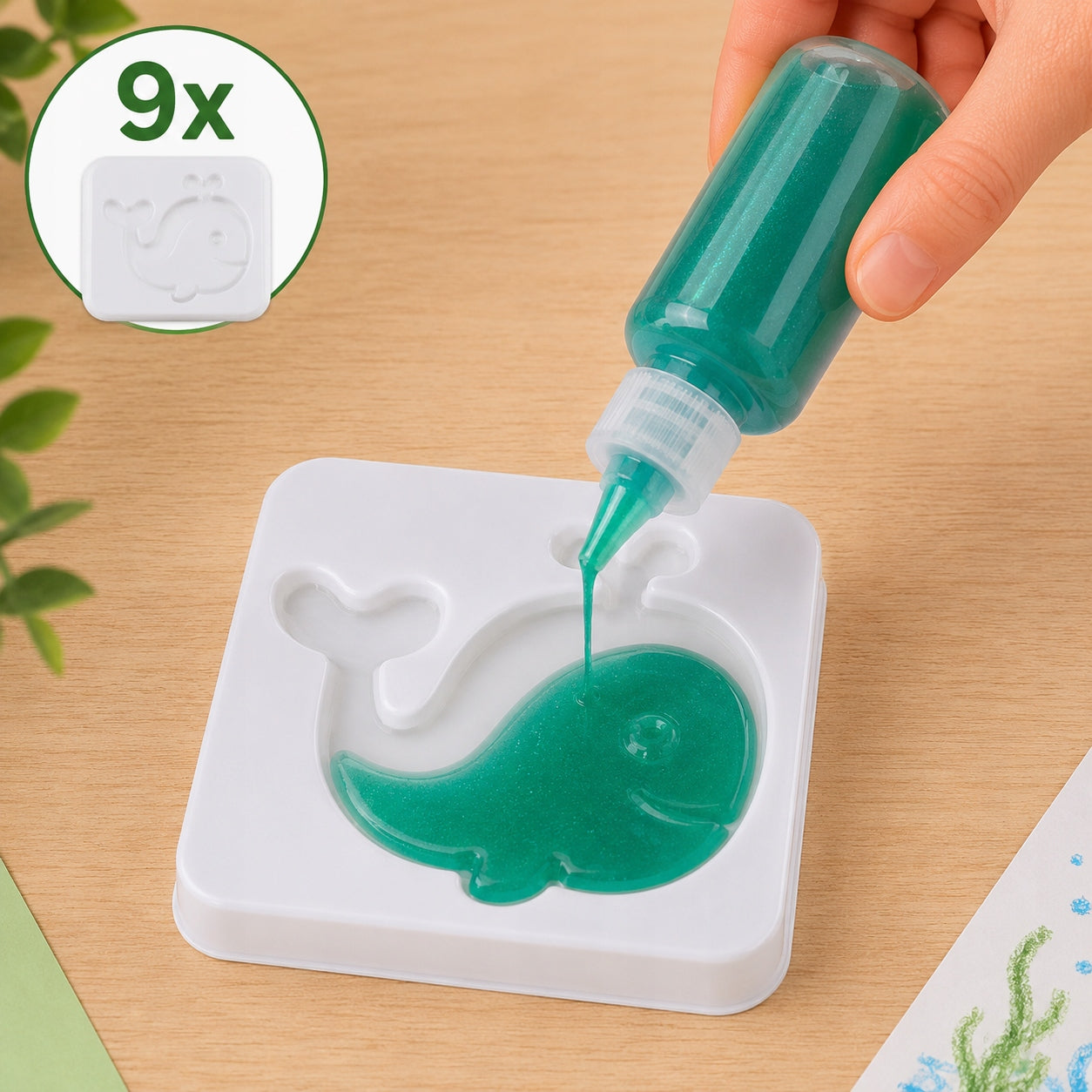 Magic Water Elf – Kit Créatif Figurines 3D à l'Eau - Rose