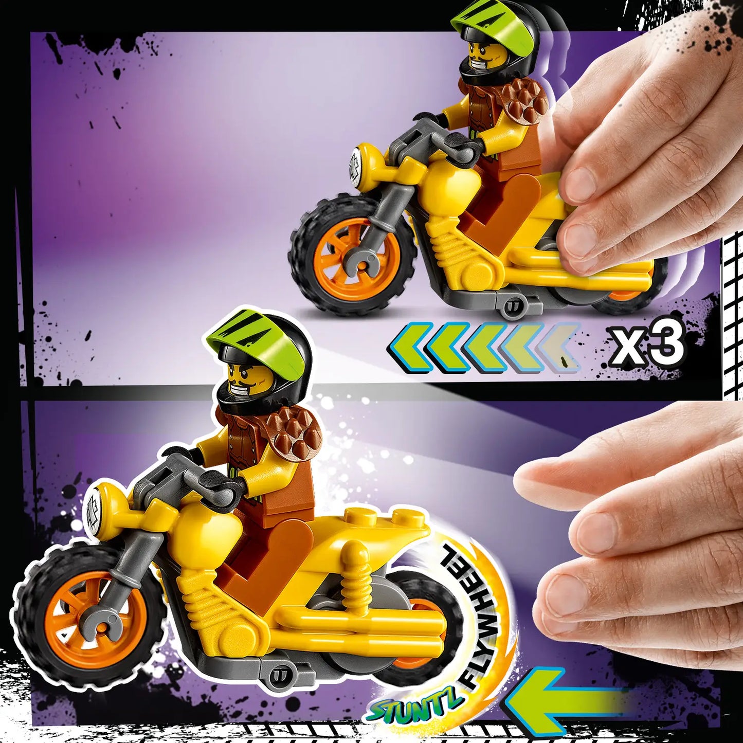 LEGO® City – Moto de Cascade de Démolition