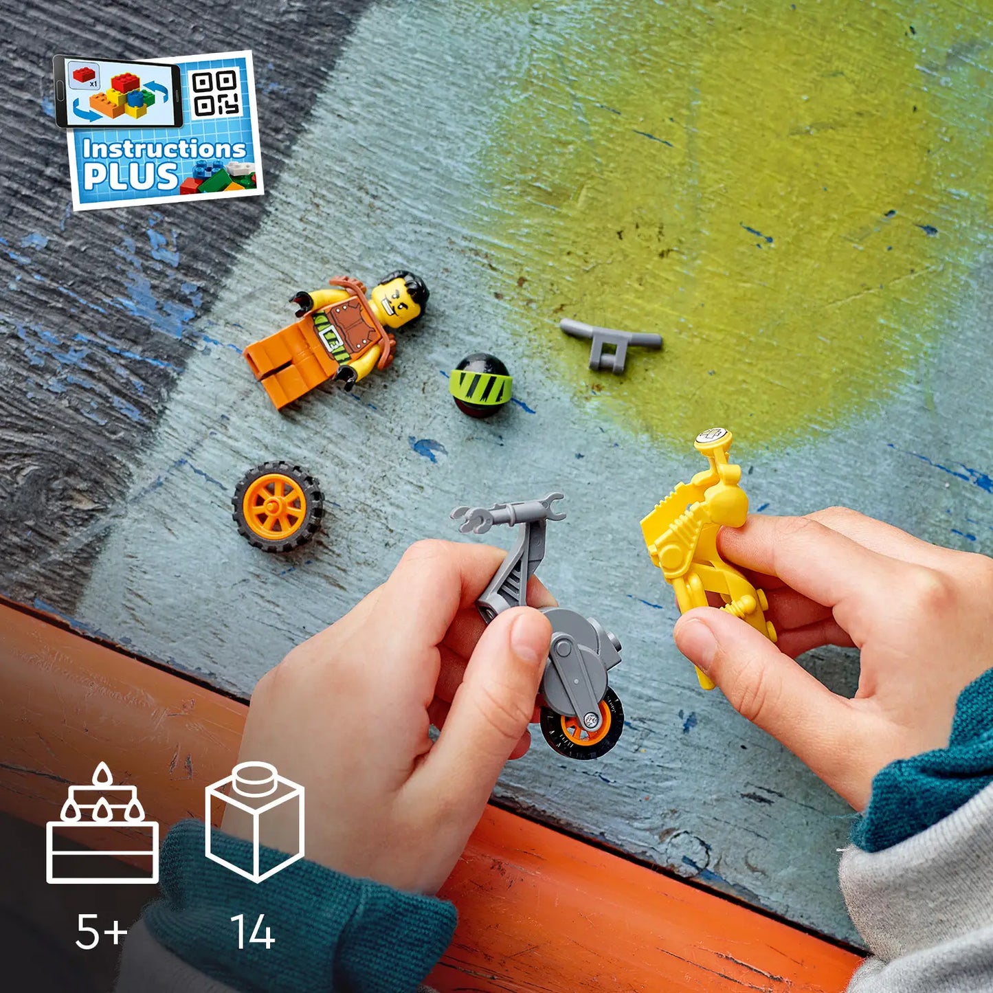 LEGO® City – Moto de Cascade de Démolition