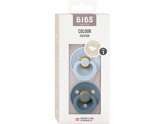 Lot de 2 Sucettes Anatomiques Baby Blue – BIBS