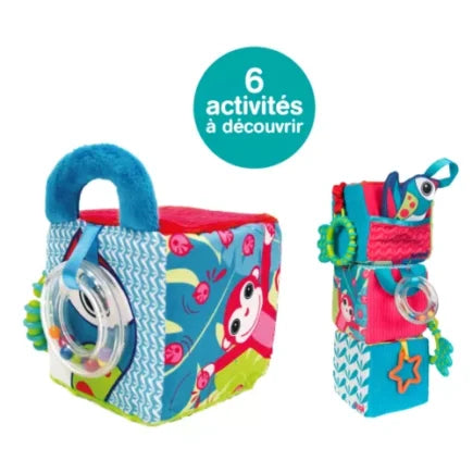 Cube d’Éveil en Tissu – LUDI