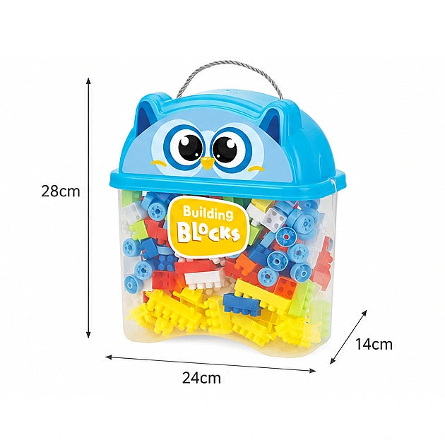 Blocs de Construction Souples TPR Hibou – Boîte de Rangement
