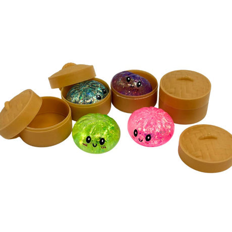 Mini-raviolis Anti-stress Scrunchems – Petit Dumpling Surprise Sensorielles
